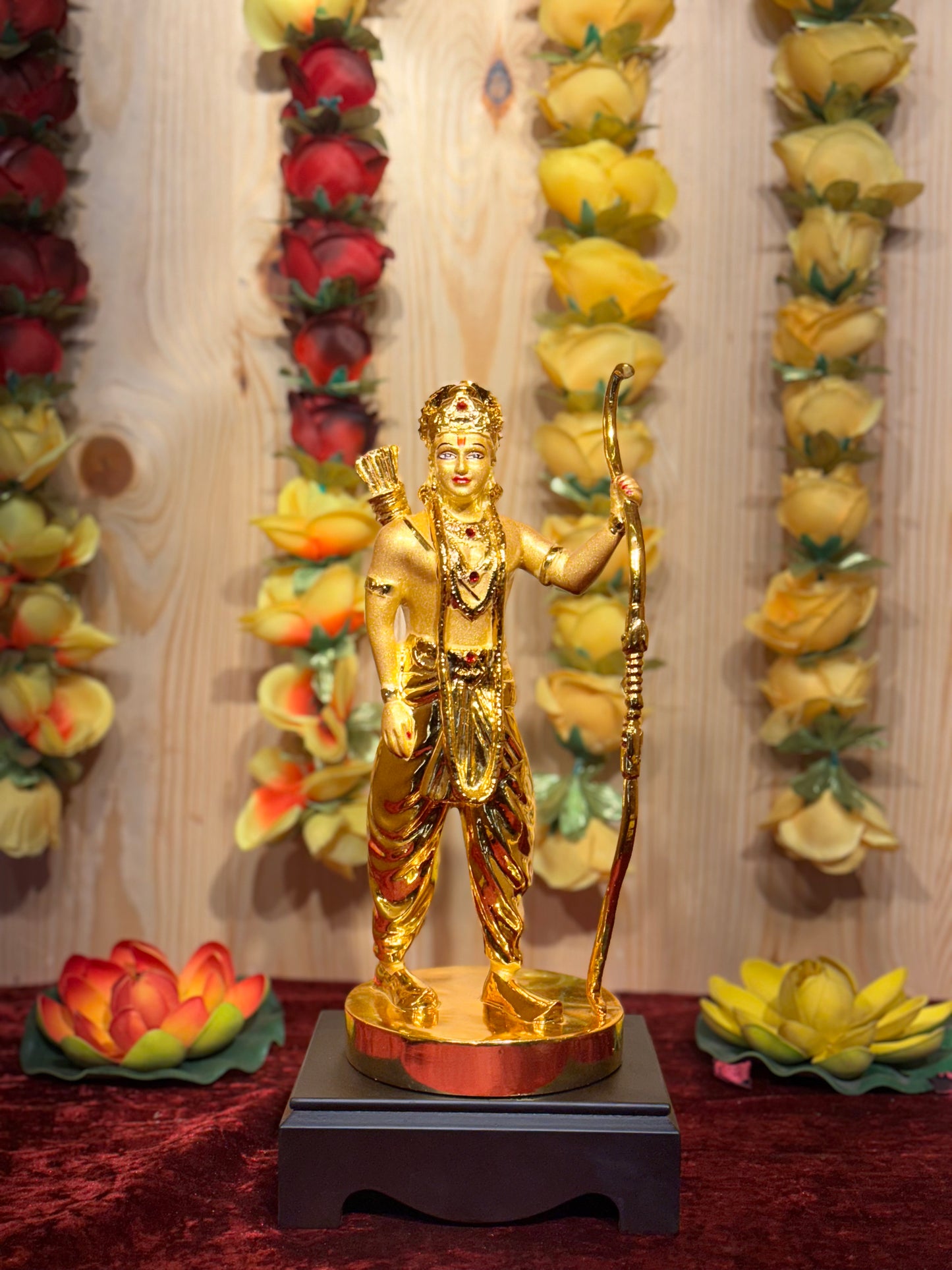Golden Lord Ram Idol with Bow