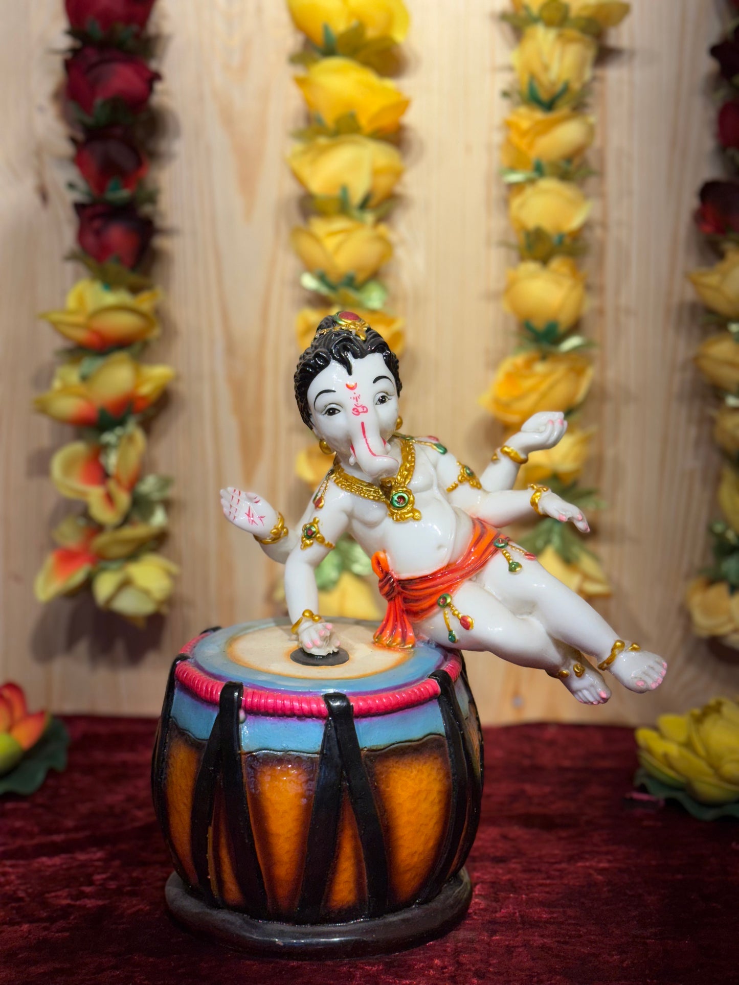 Baby Ganesha on Drum Idol