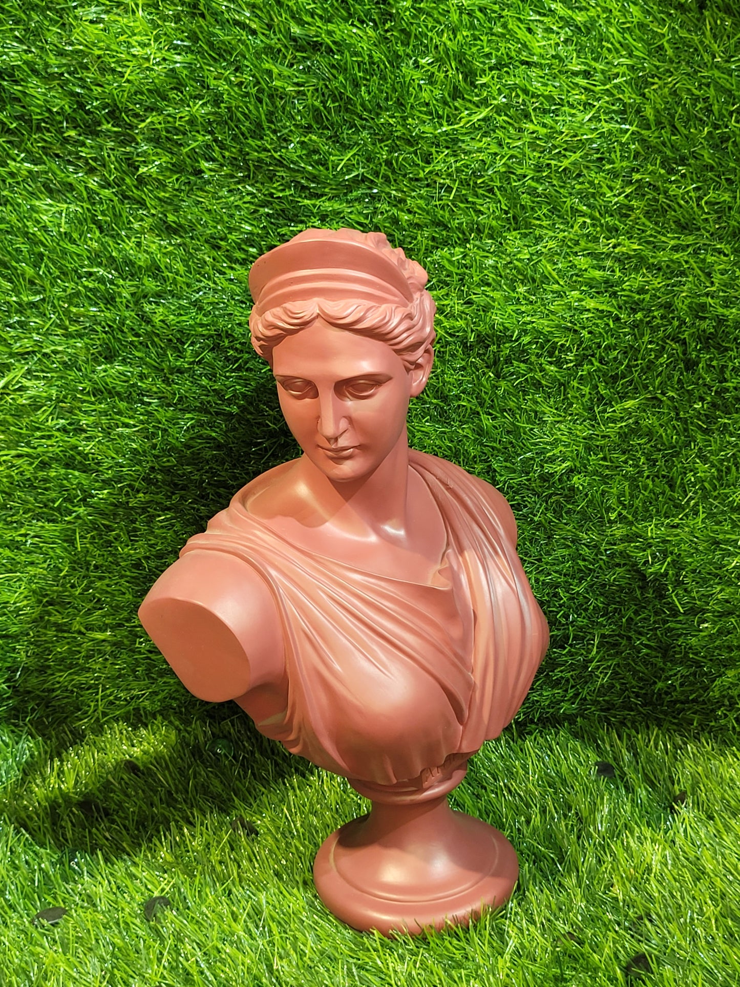 Classical Greek-Style Female Bust Sculpture