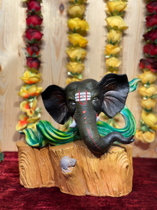 Artistic Ganesha Trunk Sculpture