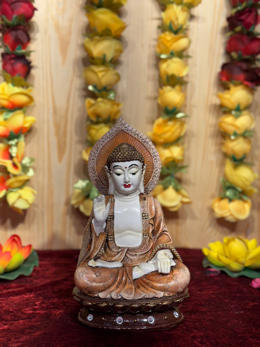 Graceful Meditating Buddha Idol