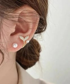Korean Pearl Stud Earrings