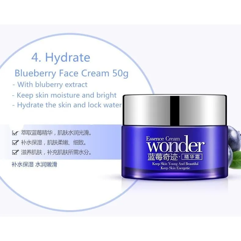 BIOAQUA - Blueberry Wonder Natural Moisturizing Face Cream - Image 2