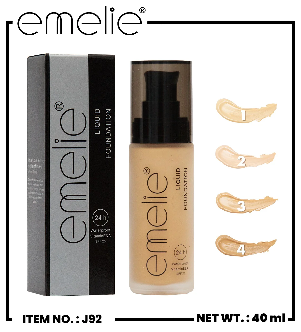 Emelie Double Wear foundation