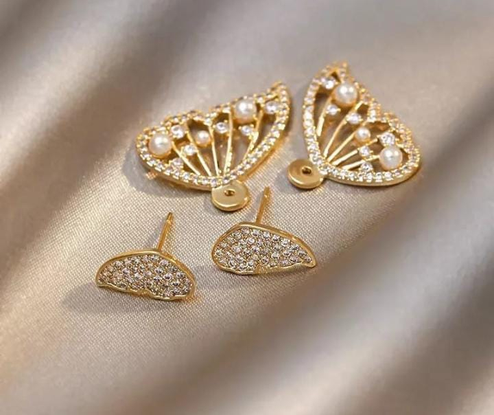 Korean Butterfly Earrings - Image 4