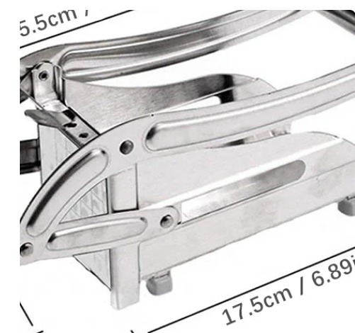 Stainless Steel French Fries Potato Cutter Double Blade High - Image 2