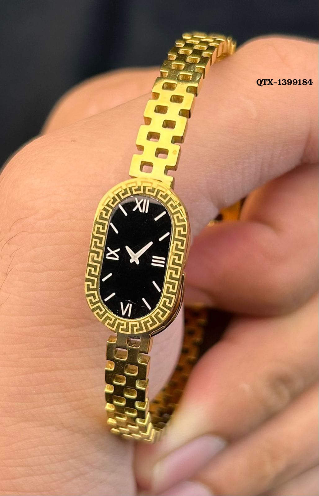 Gold Handcuff Bracelet Watch