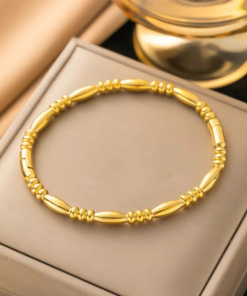 Filled Dots Korean Bangle