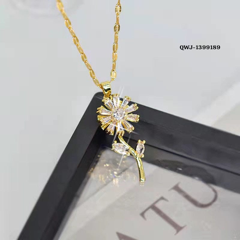 Flower Rotation Necklace - Image 3