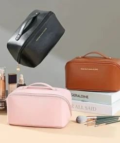 Large Travel Cosmetic Bag – Black