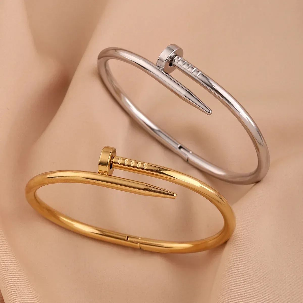 Golden Nail Bracelet - Image 2