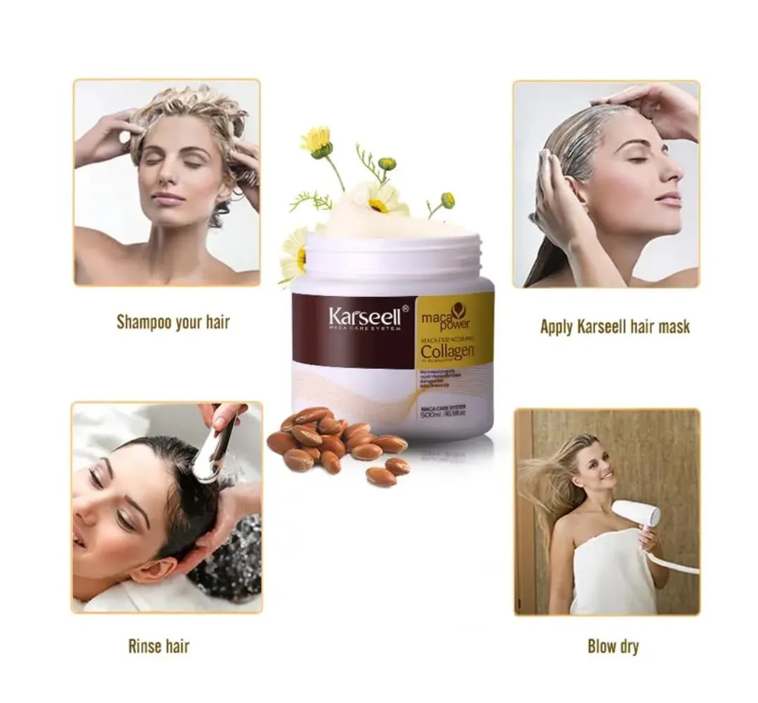 Karseell Collagen Hair Mask – 500ml - Image 2