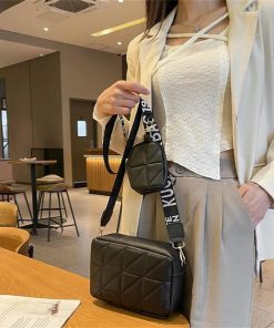 Black 2-Piece Crossbody Bag Set