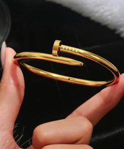 Golden Nail Bracelet