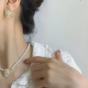 Flower Pearl Jewelry Set