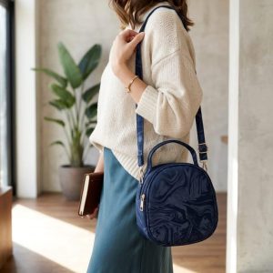 Marble Gloss Crossbody Bag
