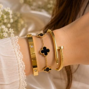 3-Piece Bracelet & Bangle Set