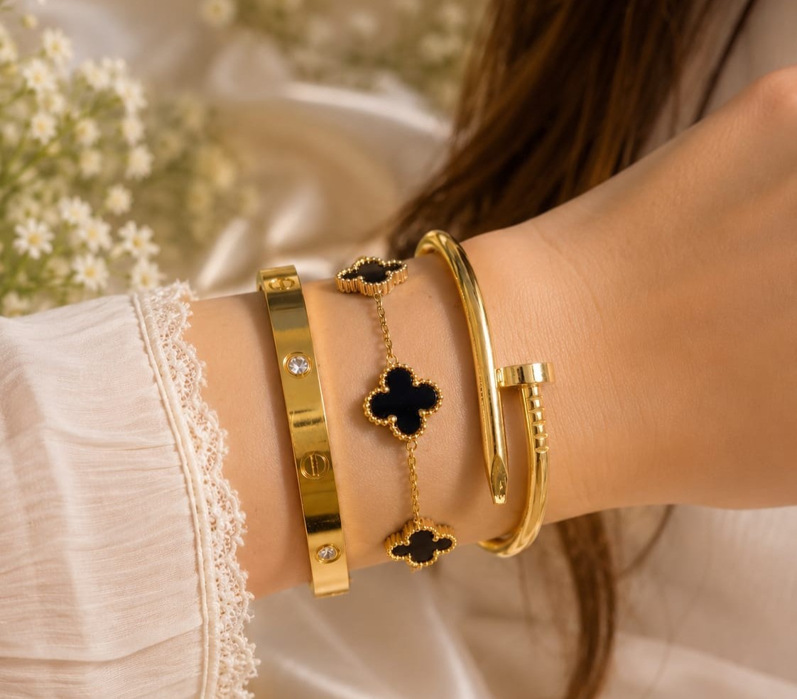 3-Piece Bracelet & Bangle Set