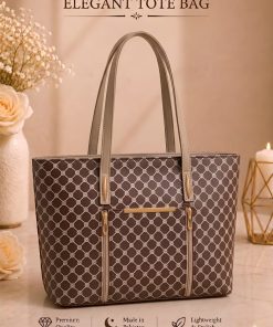 Black Pattern Tote Bag