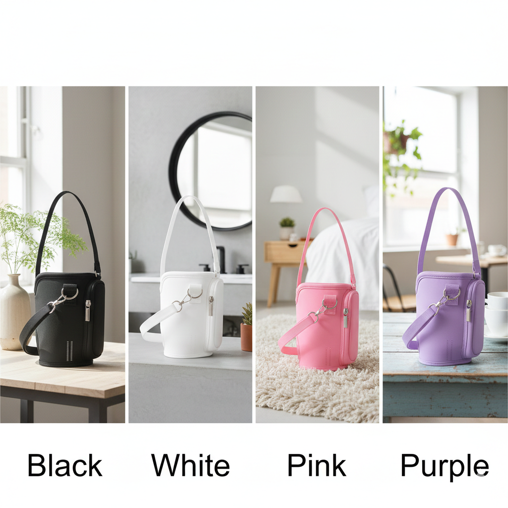 Black Tumbler Carrier Bag